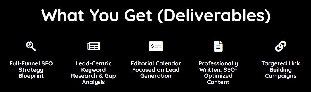 The Lead Growth Sprint Deliverables